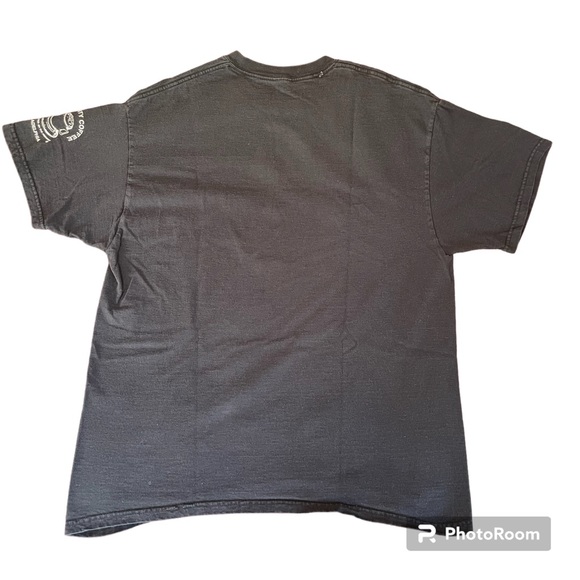 Men’s Caffeine molecule black t-shirt XL - Picture 2 of 3